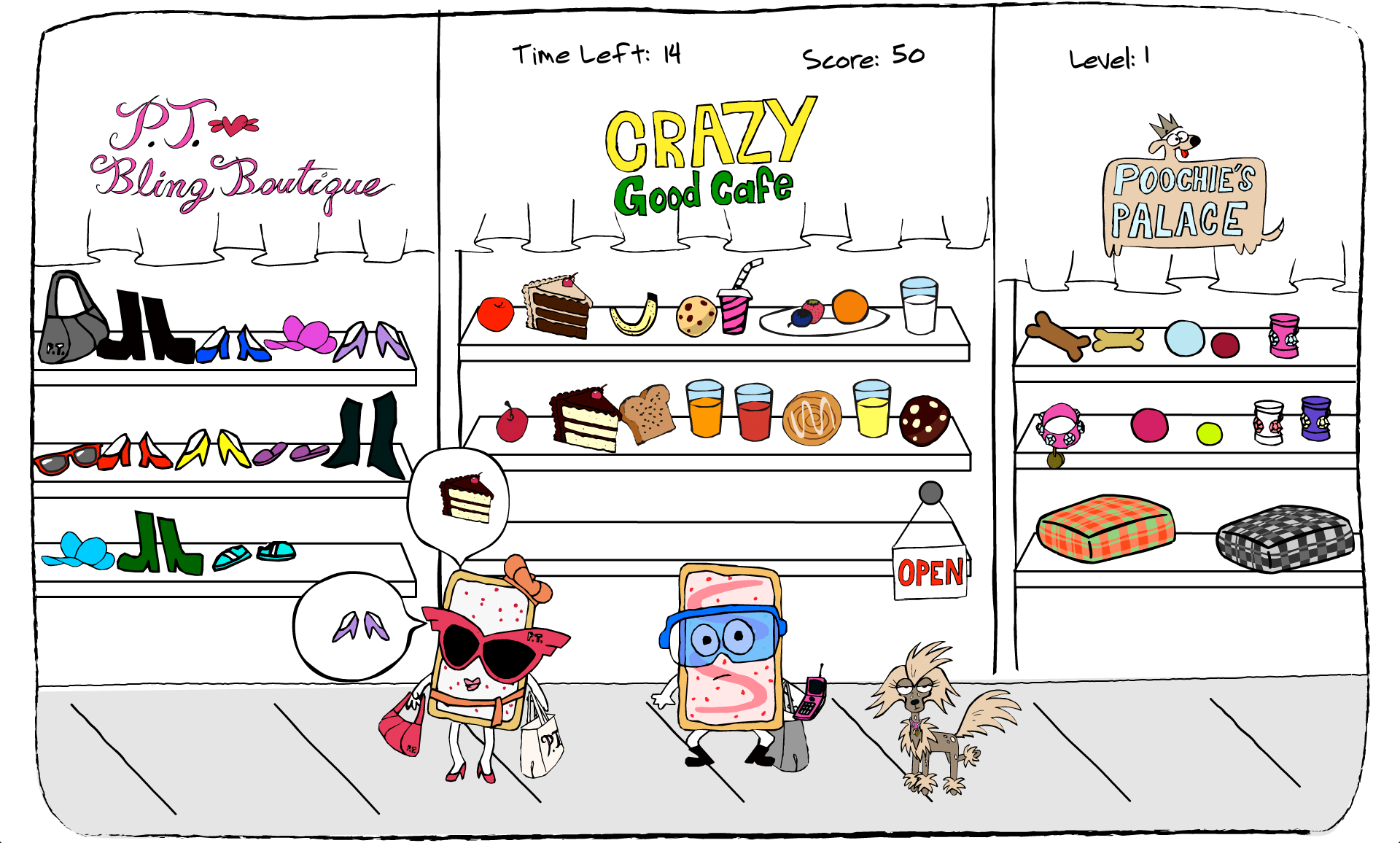 PopTarts A-List Assistant Game