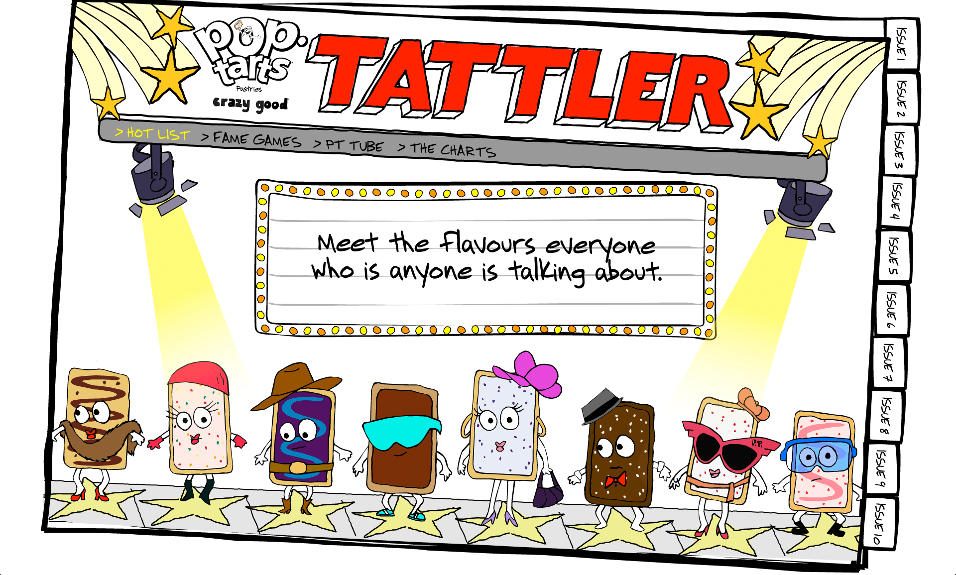 PopTarts Flavour LineUp
