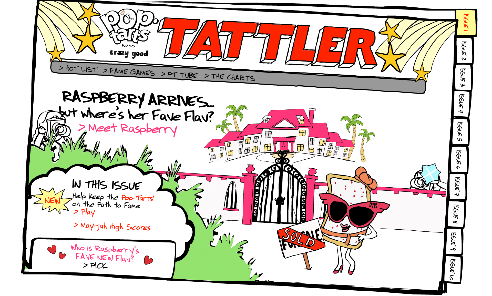 PopTarts Issue #1 of the Tattler