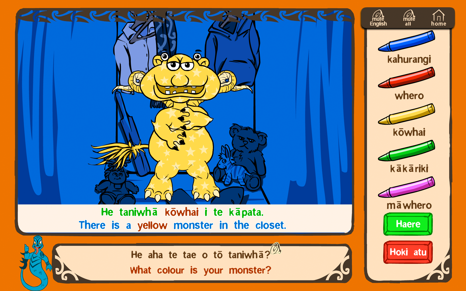 Your customized taniwhā (monster)