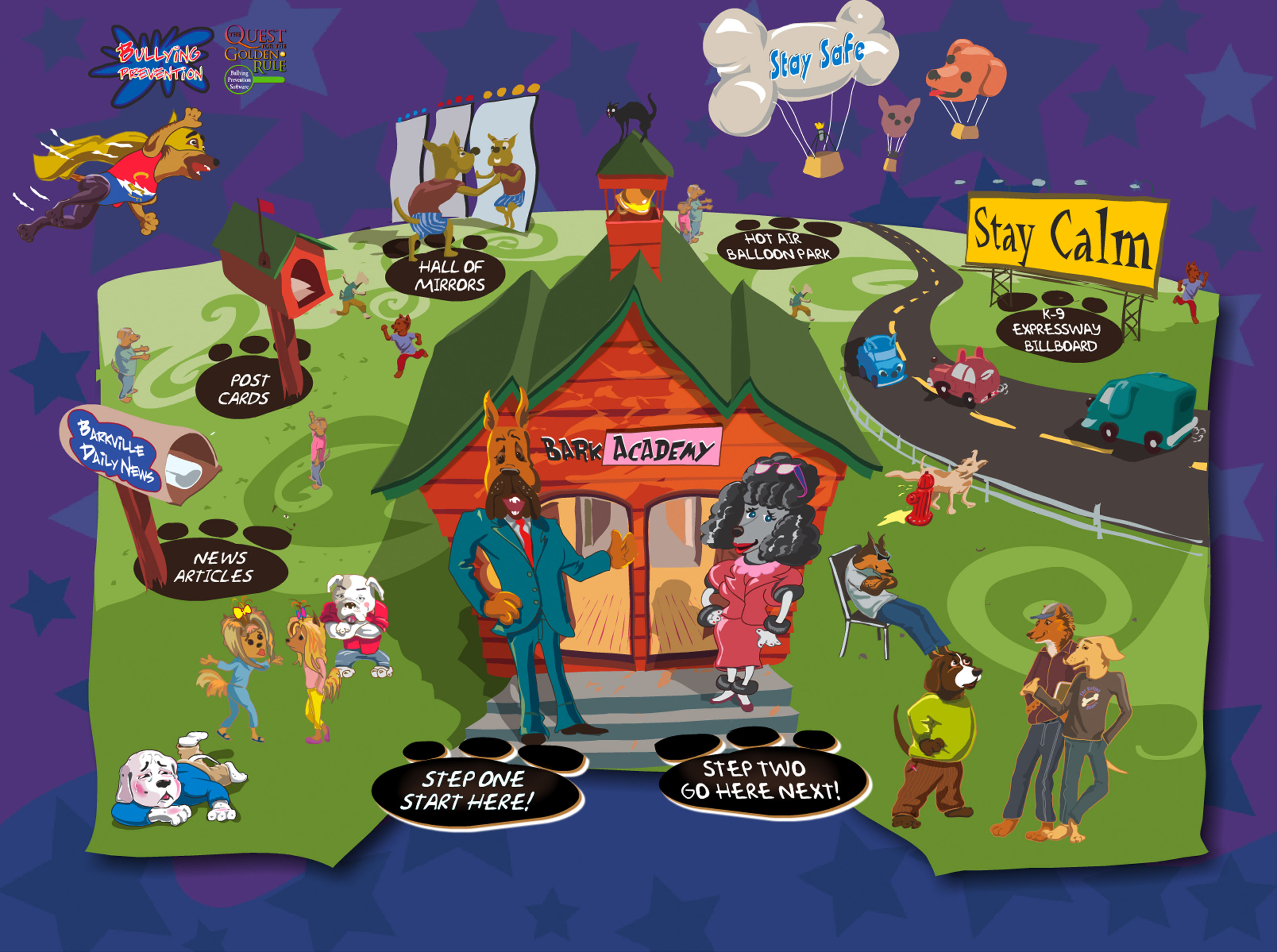 Bark Academy Home Screen
