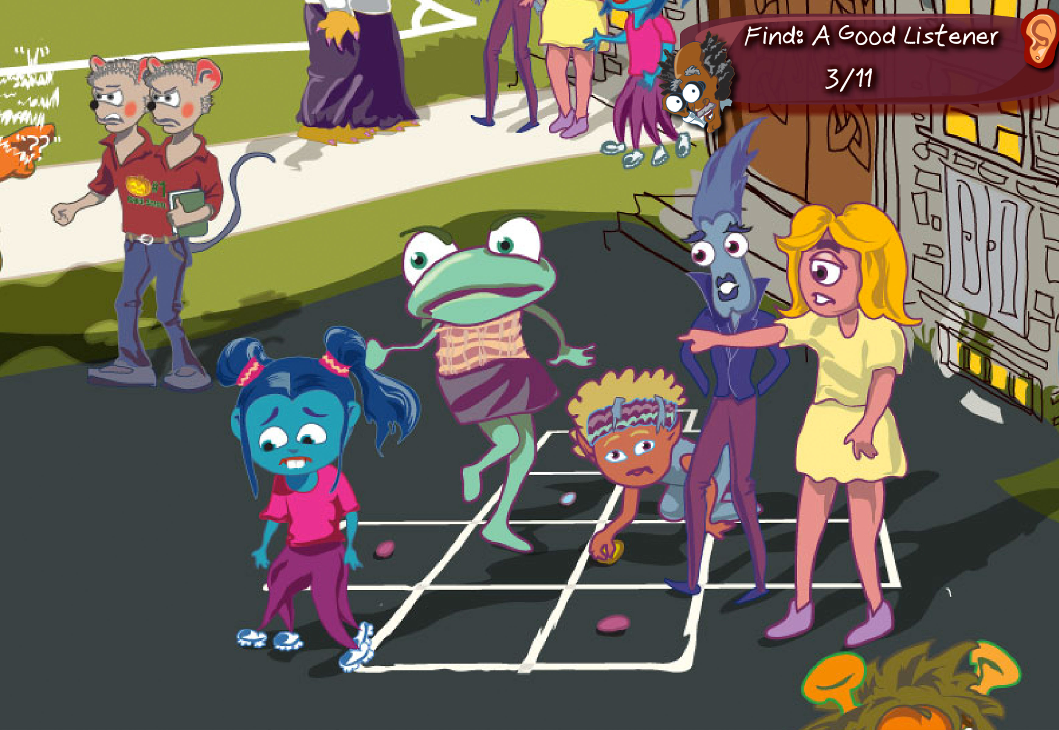 Ghoul School Spot the Bullying